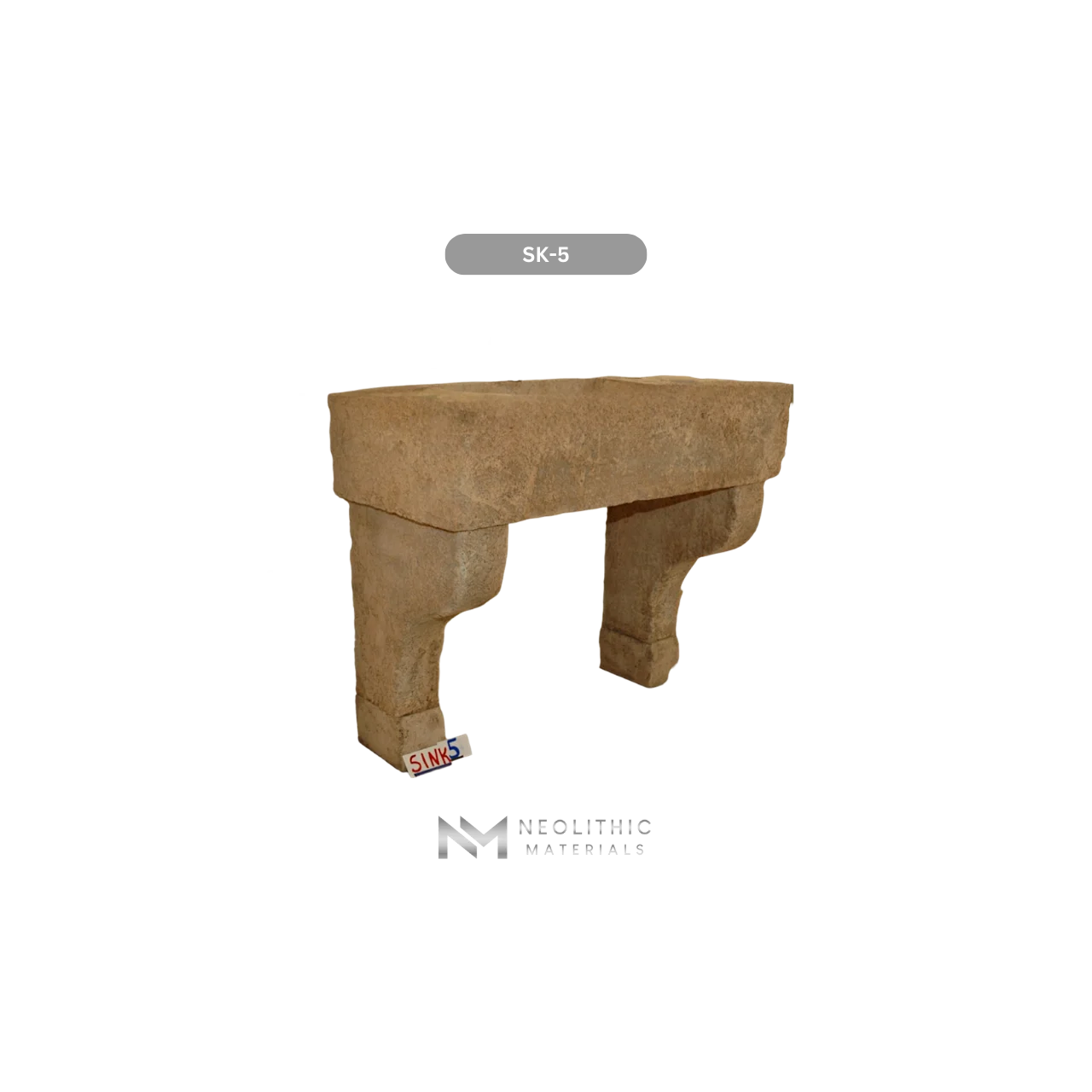 Limestone Inlaid Sink - Image 3